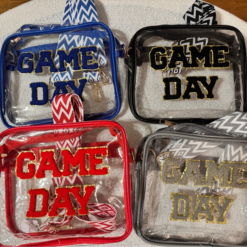 Clear Game Day Bag with Adjustable Strap